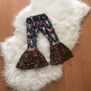 Toddler girls bell bottom pants